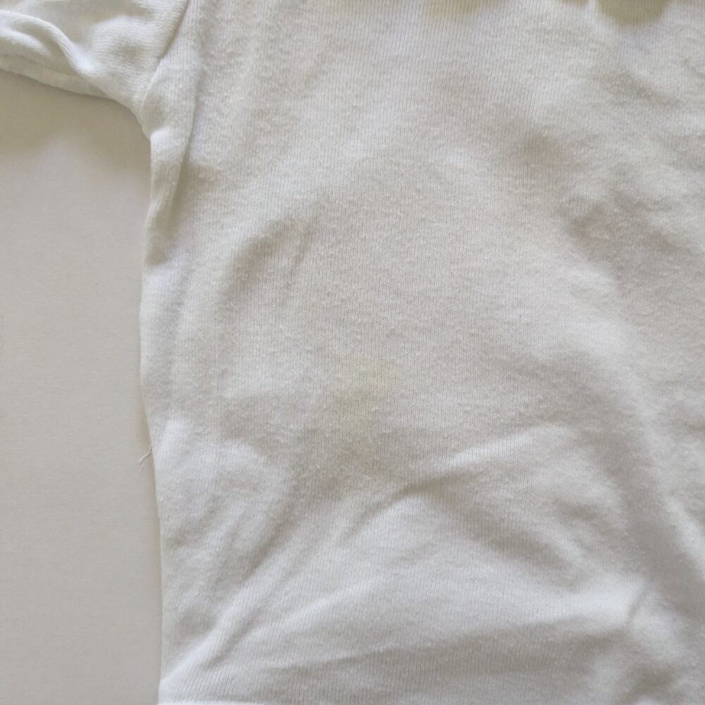Babidu White Bodysuit 9mo - Picture 3 of 5